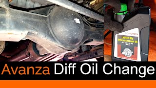 Avanza Diff Oil Change [upl. by Ettevol]