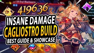 BROKEN SUPPORT DPS Cagliostro Best Build Guide  Sigils amp Weapons Showcase  Granblue Fantasy Relink [upl. by Marsha]