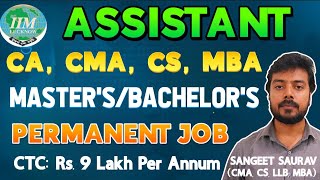 CA CS CMA MBA MCA Masters amp Bachelors Degree Vacancies in IIM Lucknow [upl. by Nnyre]