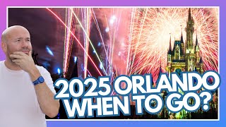 BEST amp WORST Times to Visit Disney World 2025 [upl. by Lesnah]