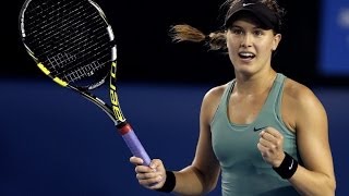 BassettSeguso Discusses Eugenie Bouchards Success At Australian Open [upl. by Joaquin366]