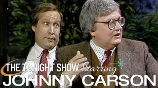 Chevy Chase Impersonates Siskel amp Ebert  Carson Tonight Show [upl. by Cari]