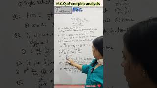 Complex Analysis Analytic function BScsdsuv and HNB university mcq of complex analysis [upl. by Hurwit292]