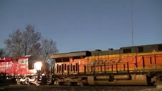 KCS 4199 3939 4167 4685 BNSF 7919 CP 5020 5027 on a NB Manifest Joplin MO [upl. by Amias]