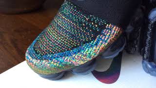 Nike Air VAPORMAX FLYKNIT MOC quotMulti ColorRainbowquot 2017 CollectionPart 117 [upl. by Nylde]