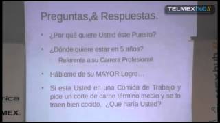 Preguntas y respuestas en una entrevista de trabajo Parte 1 [upl. by Farny671]