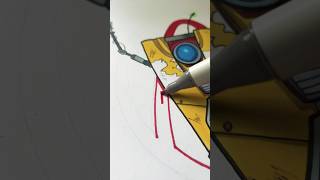 Drawing Claptrap From Borderlands 🤖 [upl. by Hum]