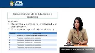 UTPL CARACTERÍSTICAS DE LA EDUCACIÓN A DISTANCIA TODAS LAS CARRERASMETODOLOGÍA DE ESTUDIO [upl. by Elleyoj]