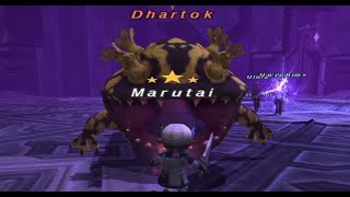 FF11 ソーティ エリアEボスDhartok 青戦ソロ：FFXI Sortie Dhartok BluWar Solo [upl. by Akahc746]