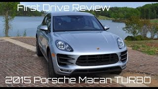 2015 Porsche Macan TURBO  Fast Road Test Review in 4K HD [upl. by Philipp]