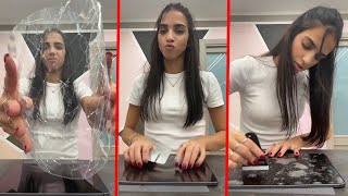 ASMR NEWMARTINA REMOVE AWFUL SCREEN PROTECTOR on IPAD [upl. by Ventre]