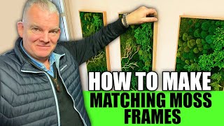 How to Make a Preserved Moss Frame  Matching Frames [upl. by Donaugh765]