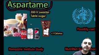 Aspartame Causes Cancer  WHO Recognizes aspartame as a Possible carcinogen [upl. by Acinoda701]