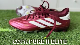 UNBOXING COPA PURE II ELITE FIRM GROUND BOOTS SHADOW RED  CLOUD WHITE  TEAM SOLAR YELLOW 2 4K [upl. by Sida]