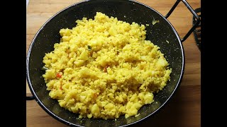 Beaten Rice RecipePoha UpmaAval Upma Recipe [upl. by Lundgren]