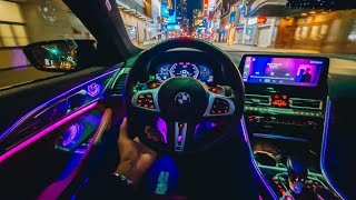 LATE NIGHT BMW M8 COMPETITION POV DRIVE IN TORONTO [upl. by Sarad]