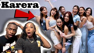 BINI Karera Official Music Video REACTION [upl. by Alauqahs]