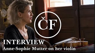 AnneSophie Mutter o svých Stradivárkách [upl. by Fern113]