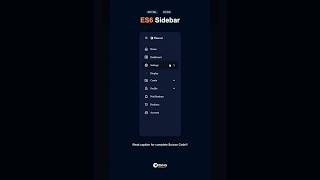 E56 Sidebar with CSS css webdesign coding programming shorts [upl. by Nemraciram]