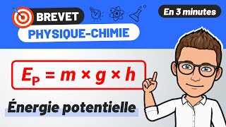 Calculer lénergie potentielle 🎯 Brevet  3e  Physique Chimie [upl. by Nathalia593]