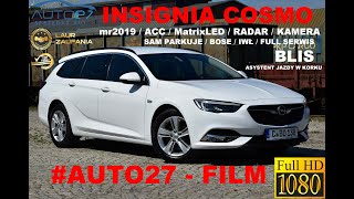 AUTO27  SPRZEDANY TEST  Opel Insignia B 20 CDTI 170km  COSMOmr2019r Pełna ASYSTA [upl. by Lisabet]