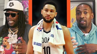 Montrezl Harrell Reveals That NBA Players Dont Play Defense On Ben Simmons Because He Doesnt Shoot [upl. by Aicul]