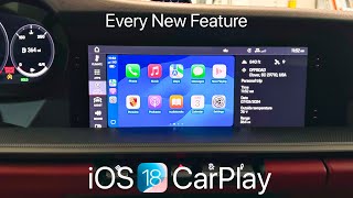 iOS 18  New Apple CarPlay Features [upl. by Gilli]