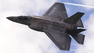 US Navy F35C Lightning II Demo NAS Oceana 2024 [upl. by Engenia]