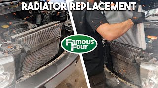 Range Rover L322 Radiator Replacement [upl. by Byron525]