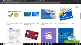 Paypal Vcc  Vcc for paypal  eBay Vcc  Reloadable Vcc  Virtual Credit Card [upl. by Cuyler]