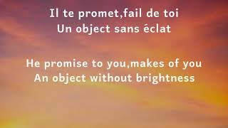 Indila SOS lyrics FrenchEnglish [upl. by Navetse]