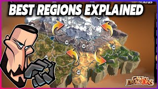 Call of dragons  season 2 belleron map explained  best starting regions [upl. by Oiril275]