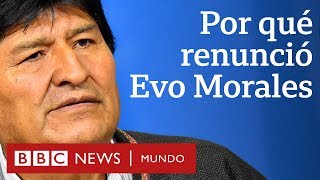 4 causas de la renuncia de Evo Morales en Bolivia  BBC Mundo [upl. by Demmahom]