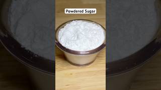 Homemade powdered sugar is so simple to make shorts powderedsugar homemade easyrecipe [upl. by Raynell]