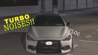 INFINITI Q60 30T SOUNDS MEAN AGAIN TURBO NOISES [upl. by Nevarc]