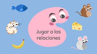 Aprendizaje para niños de preescolar  Juega a las relaciones animales y comida  Vídeos educativos [upl. by Yenattirb940]