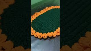 crochet tablemate short fyp handmade editing handicrafthouse7854 subscriber [upl. by Hnamik]