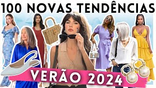 🔴100 NOVAS TENDÊNCIAS DA MODA VERÃO 2024 QUE VÃO BOMBAR [upl. by Armmat]