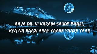 Saudebaazi lyrics song lyrics Sing with BEATS ajay devgan bipasha basu anupam amod [upl. by Imelda]