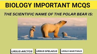 BIOLOGY IMPORTANT MCQS 📝  SCIENCE NOTES  PPSC CSS FPSC TEST PREPARATION 💯 [upl. by Carothers]