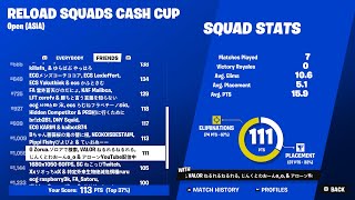 RELOAD SQUADS CASH CUP [upl. by Noivart72]