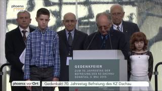 Befreiung Dachau Rede des Überlebenden Abba Naor am 03052015 [upl. by Adian680]