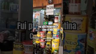 🇦🇷Fui para Argentina com R100 reais e aconteceu isso😱 argentina puertoiguazu [upl. by Ennaimaj921]