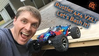 Rustler 4x4 VXL Unboxing and Bashing [upl. by Aroel693]