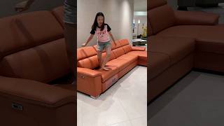 Part 58Multifunctional sofa bed bright orange beautiful and practical furniture sofasofa bed [upl. by Einahc]