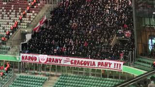 LegiaCracovia Doping kibiców Cracovii quotPasy Krakówquot [upl. by Eyllom]