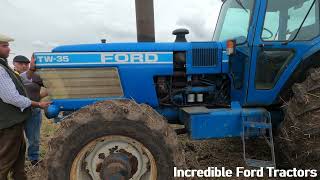 1983 Ford TW35 66 Litre 6Cyl Diesel 4WD Tractor 188 HP with Howard Plough [upl. by Edgell494]