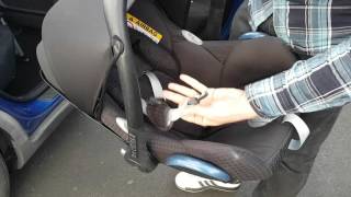 Fitting maxi cosi isofix [upl. by Annahsohs]