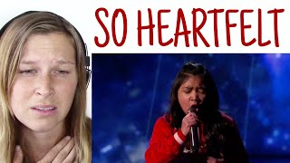 ANGELICA HALE  CLARITY  Americas got talent 2017   REACTION [upl. by Sremmus]