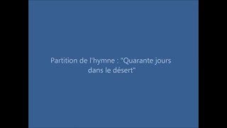 Quarante jours partition [upl. by Notxam]